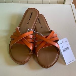 Flat strappy sandals